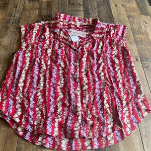 NWT PHILOSOPHY BUTTON UP 💯 rayon Shirt size L
